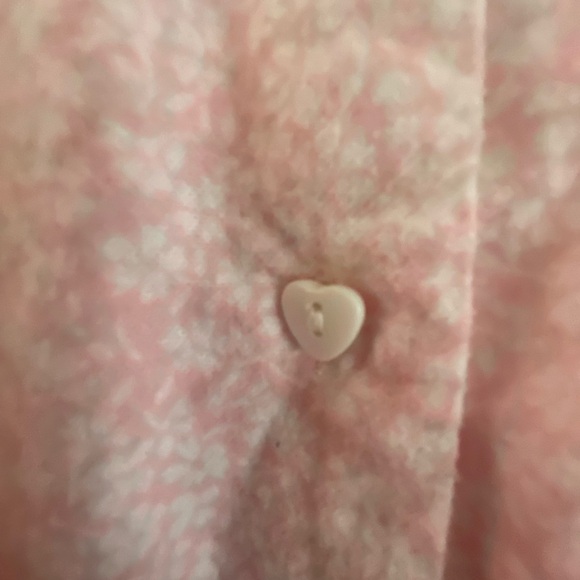 Soft Pink Vintage-Inspired Pajamas with Lace Trim - Picture 4 of 4